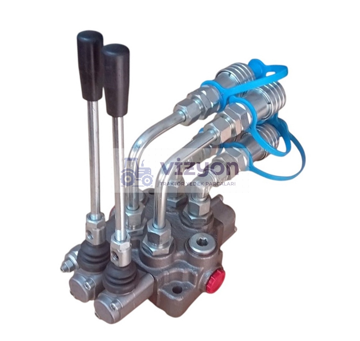 FİAT-NEWHOLLAND TRAKTÖR DAMPER VALFİ ( 4 ÇIKIŞ + 2 KOLLU )