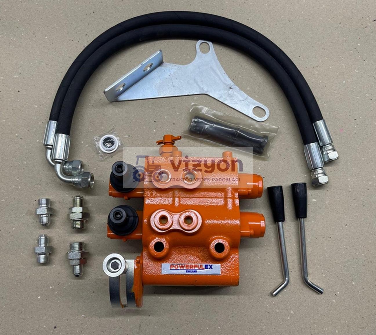 MASSEY FERGUSON TRAKTÖR DAMPER VALFİ 2 ÇIKIŞ + HİDROLİK ( BAĞIMSIZ )