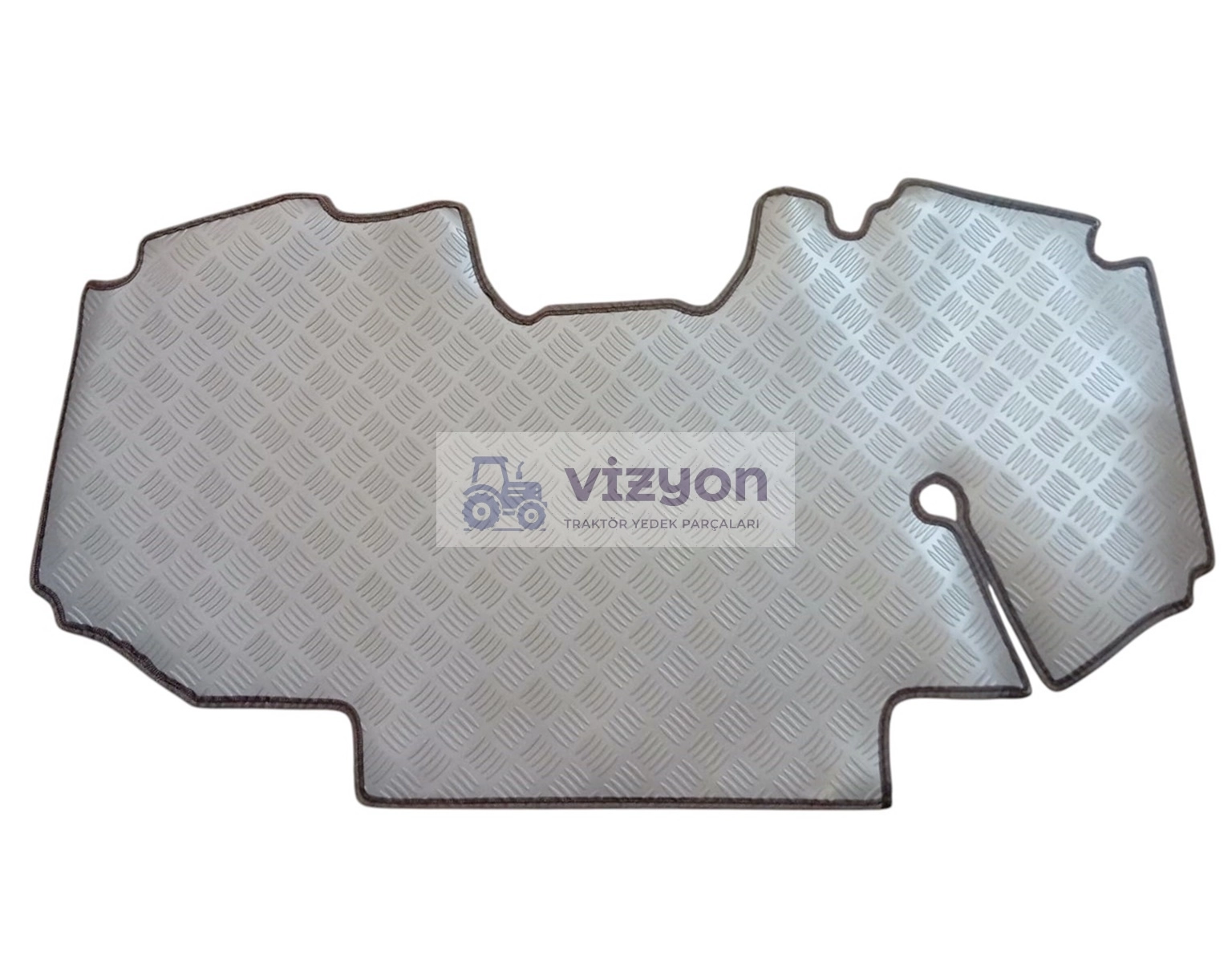 DEUTZ AGROFARM 410-420-430 TRAKTÖR KABİN PASPASI PVC ( GRİ )
