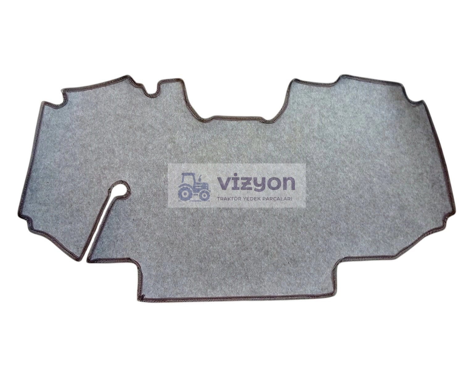 DEUTZ AGROFARM 410-420-430 TRAKTÖR KABİN PASPASI PVC ( GRİ )