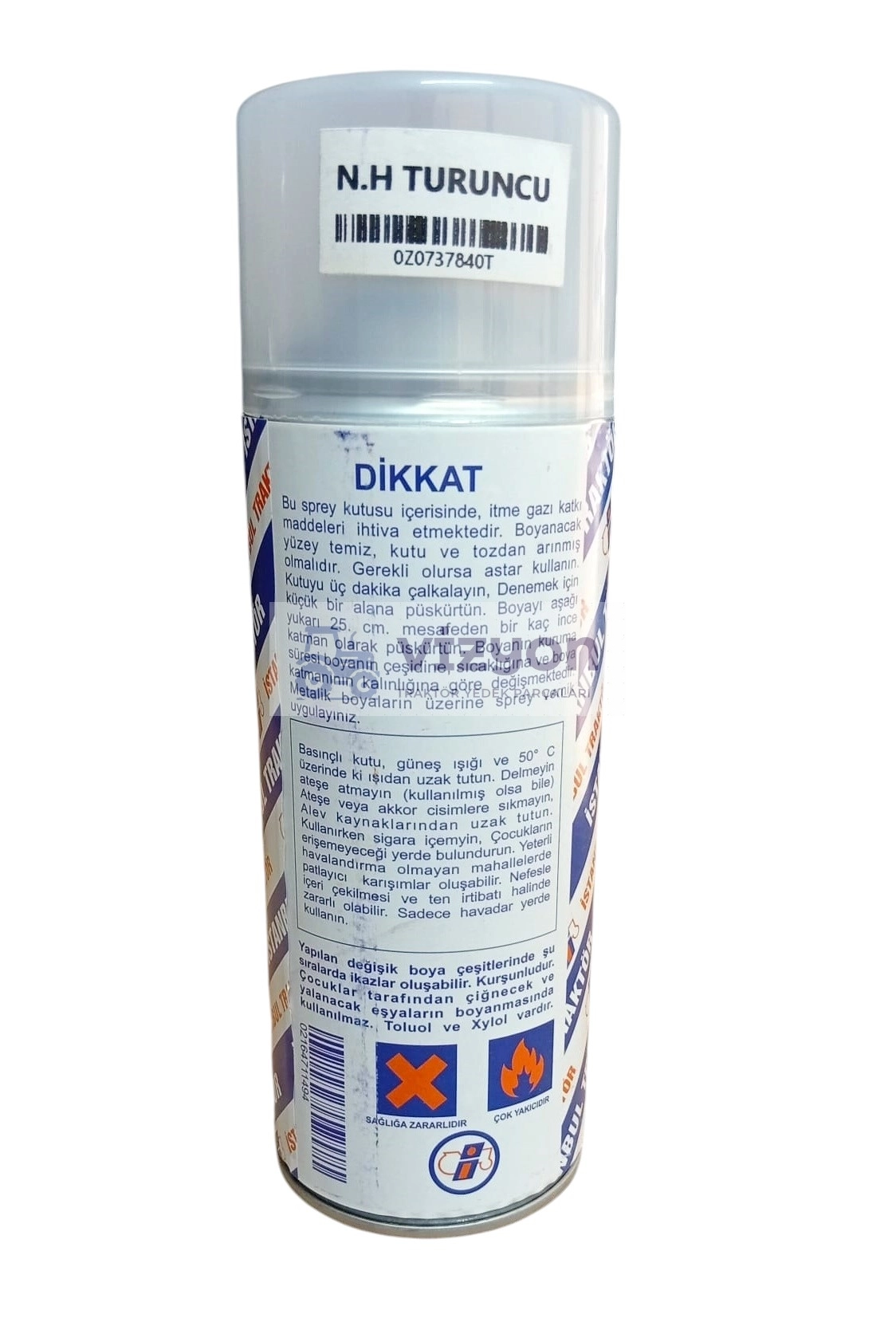 FİAT TRAKTÖR KAPORTA SPREY BOYA ( ORJİNAL TURUNCU RENK ) 400 ML