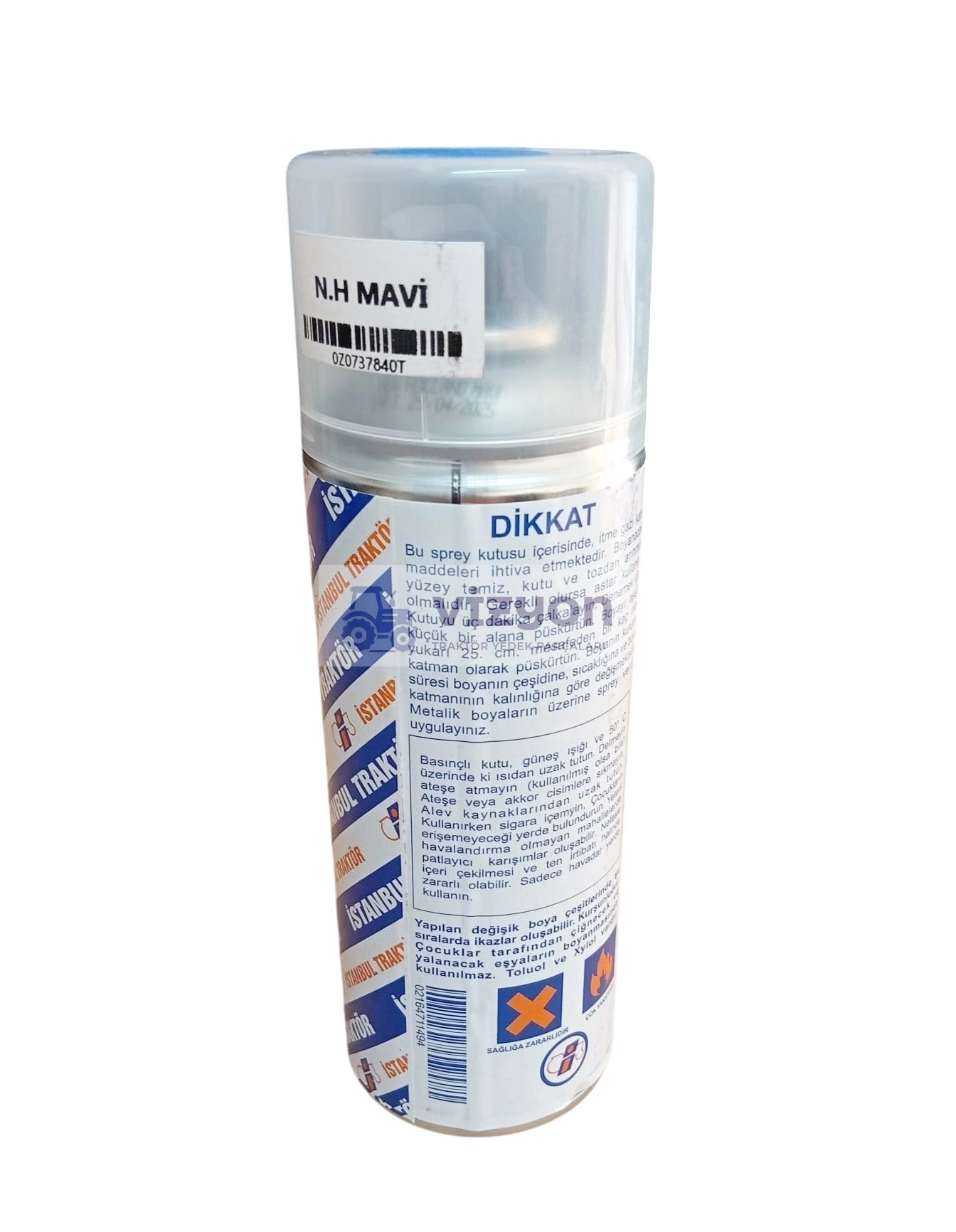 NEWHOLLAND TRAKTÖR KAPORTA SPREY BOYA ( ORJİNAL MAVİ RENK ) 400 ML