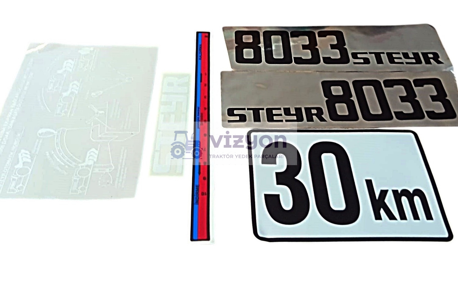 STEYR 8033 TRAKTÖR YAN YAZI TAKIMI