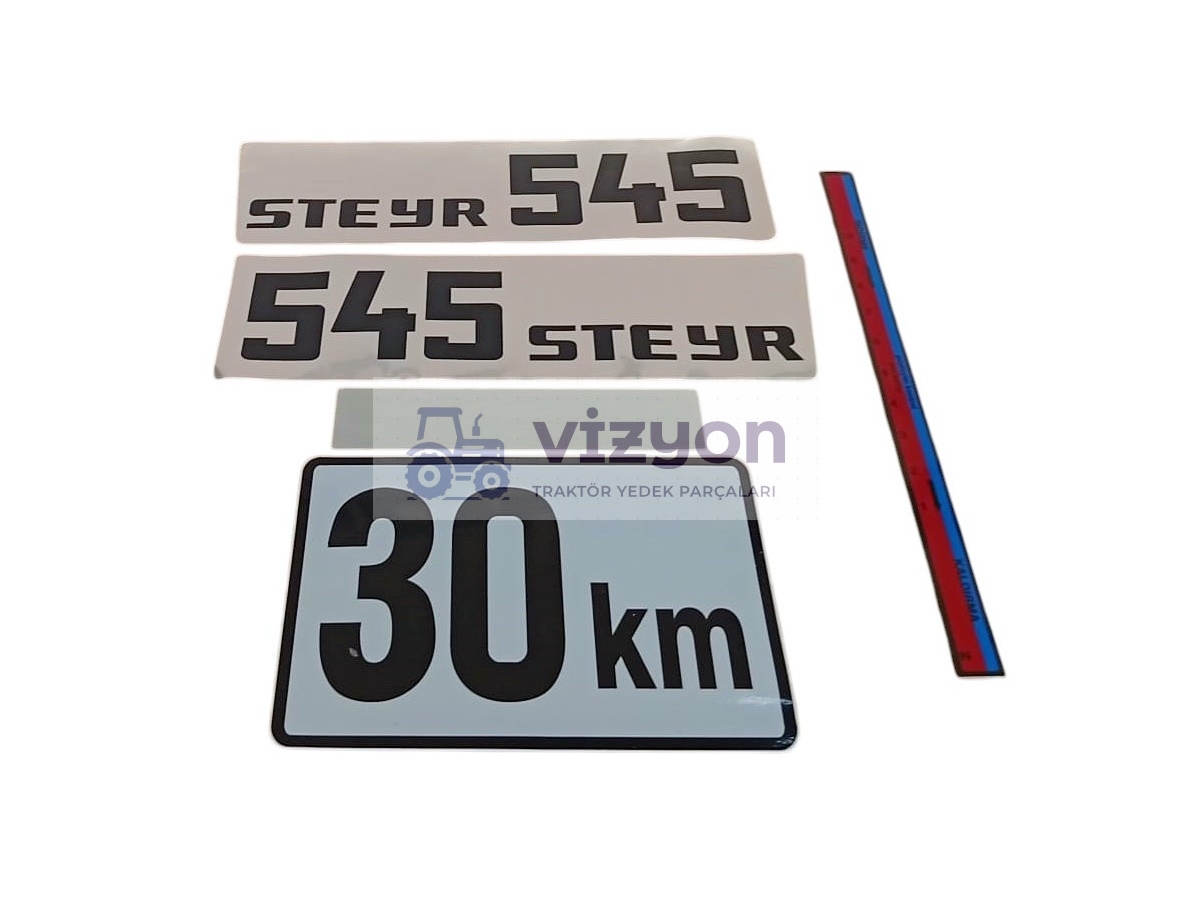 STEYR 545 TRAKTÖR YAN YAZI TAKIMI