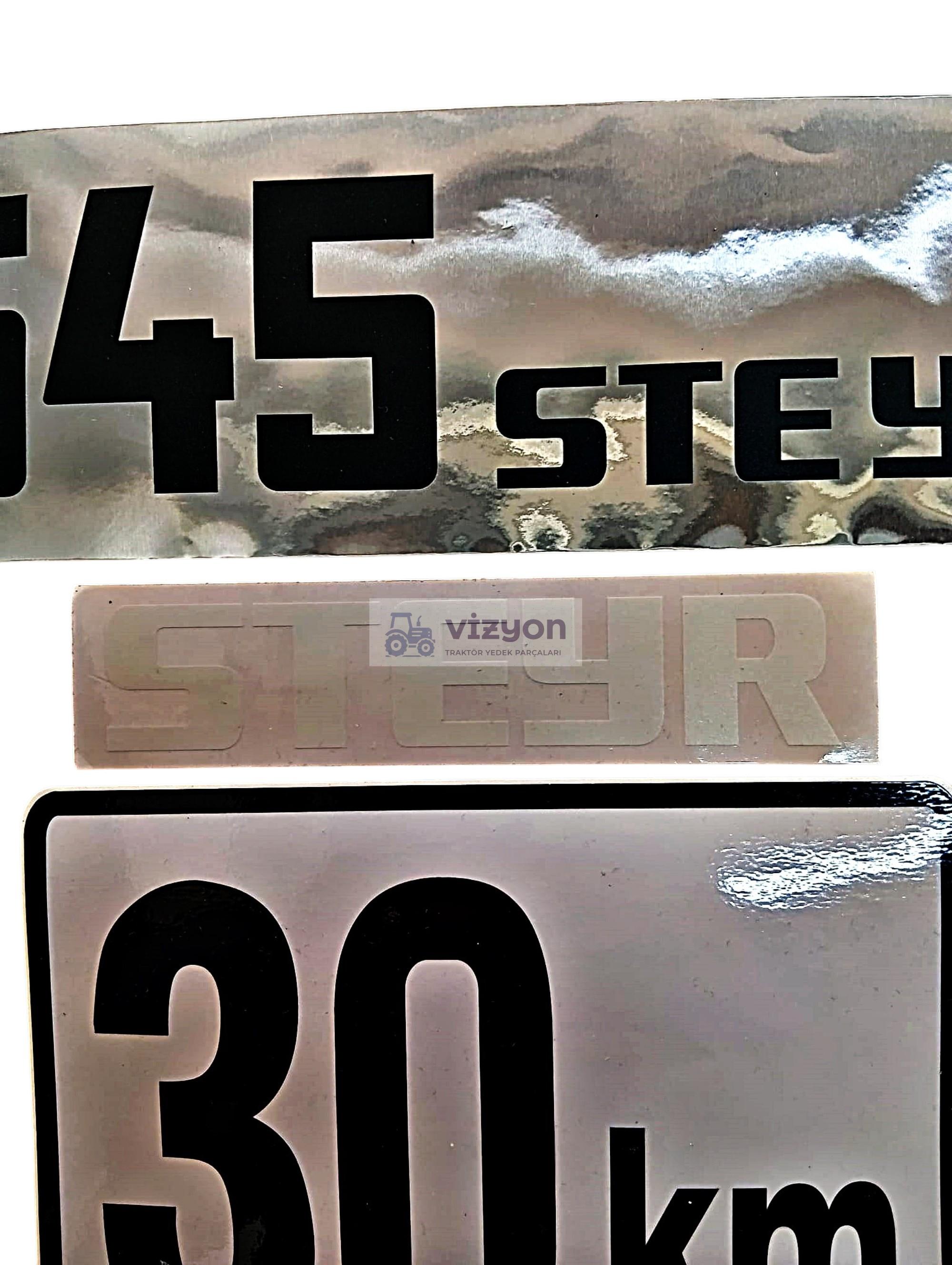 STEYR 545 TRAKTÖR YAN YAZI TAKIMI
