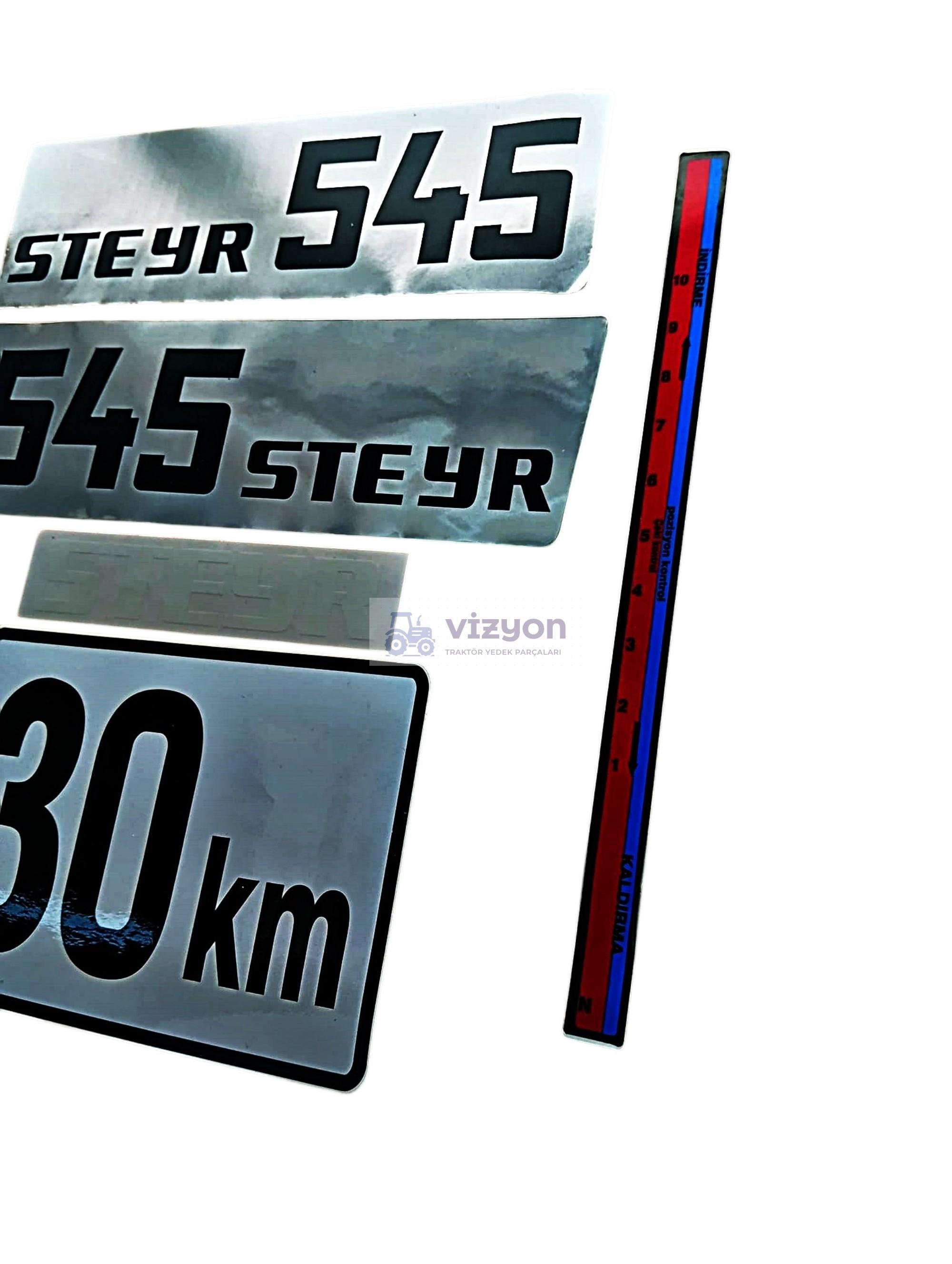 STEYR 545 TRAKTÖR YAN YAZI TAKIMI