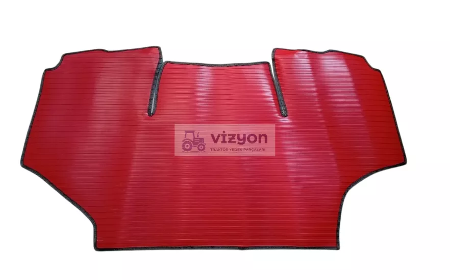 MASSEY FERGUSON 5600 SERİSİ TRAKTÖR KABİN PASPASI PVC KIRMIZI