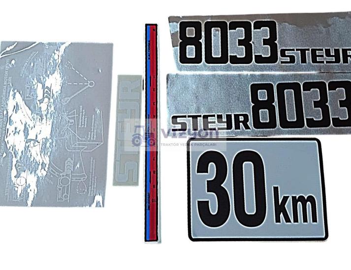 STEYR 8033 TRAKTÖR YAN YAZI TAKIMI