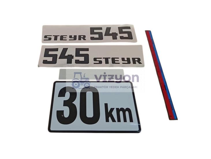 STEYR 545 TRAKTÖR YAN YAZI TAKIMI